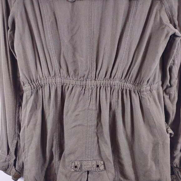 Thread & Supply Lightweight Utility Jacket with Detail Collar, Size Small - Picture 9 of 9